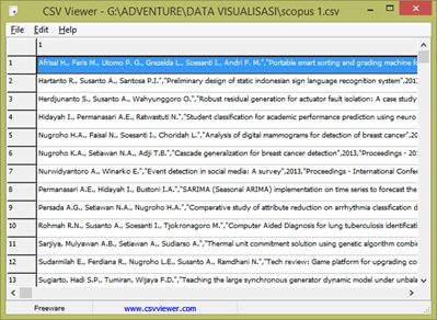 Csv viewer